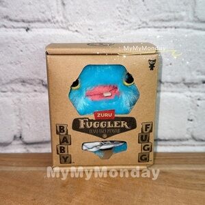 Zuru Fuggler Baby Fugg Series 3 SCREECH Blue Plush Toy Funny Ugly Monster